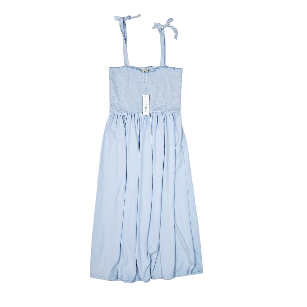 SEE YOU MONDAY Tie Sleeve Sky Blue Kids Dress | M